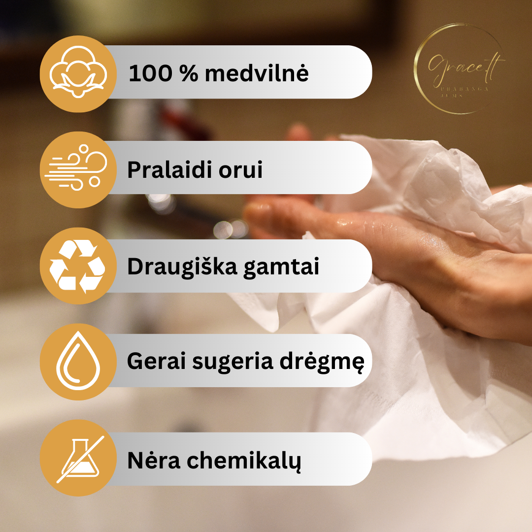 Suspaustos servetėlės GRACE