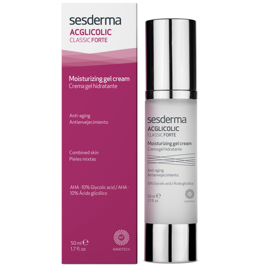 SESDERMA ACGLICOLIC CLASSIC FORTE DRĖKINAMASIS GELINIS KREMAS, 50 ML