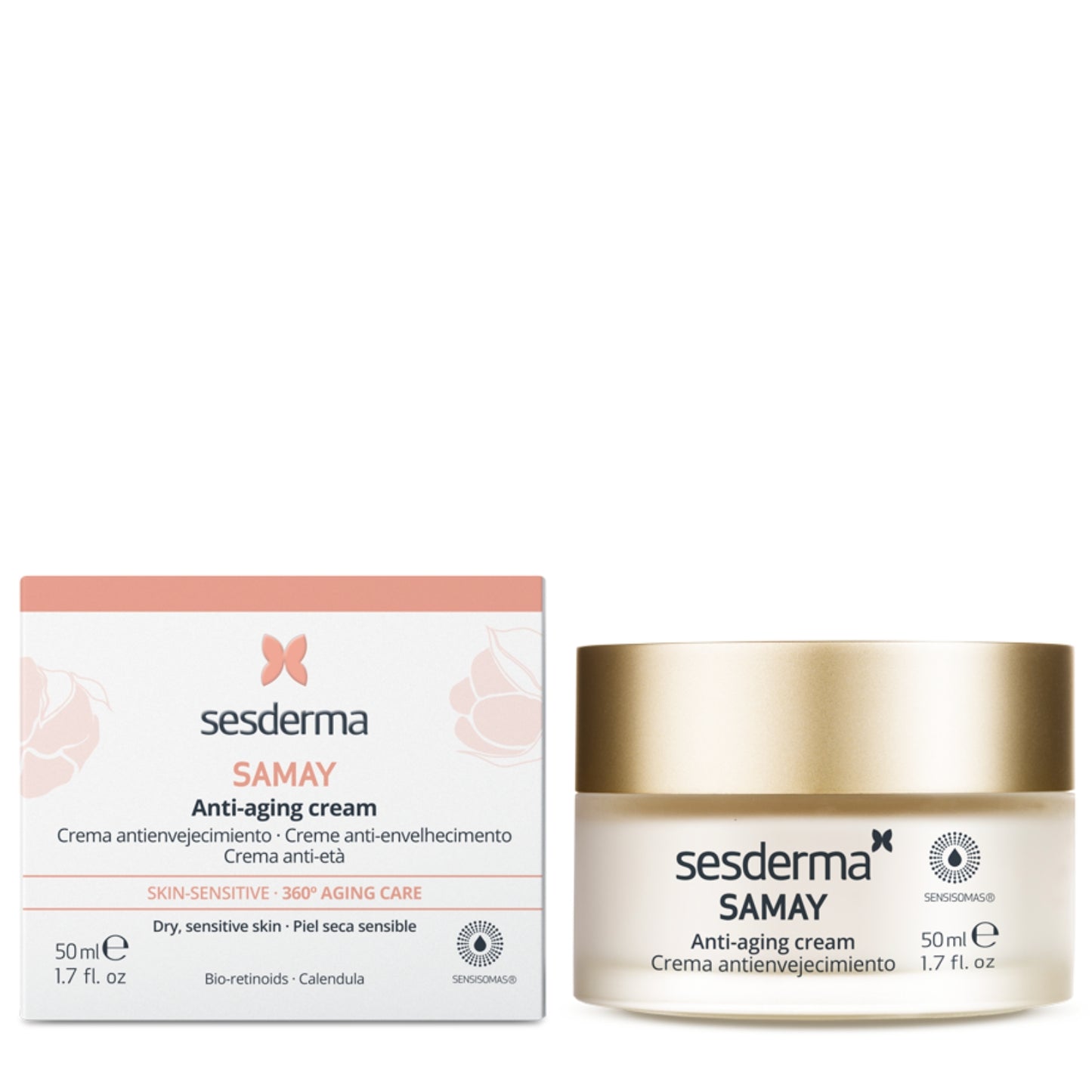 SESDERMA SAMAY JAUNINANTIS VEIDO KREMAS SU AUGALINIU RETINOLIU, 50 ML